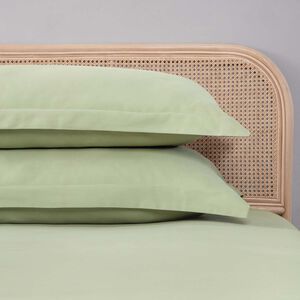 OXFORD PILLOWCASE PAIR Brushed Cotton Twill Forest