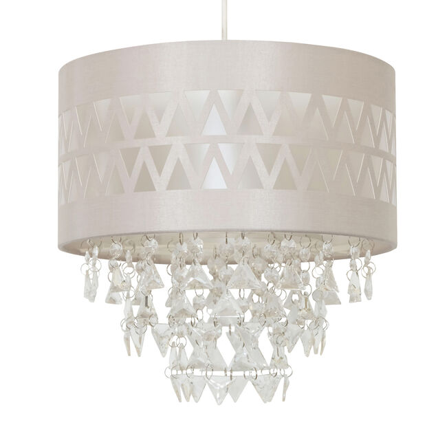 Zigzag Pattern Light Shade with Pendants