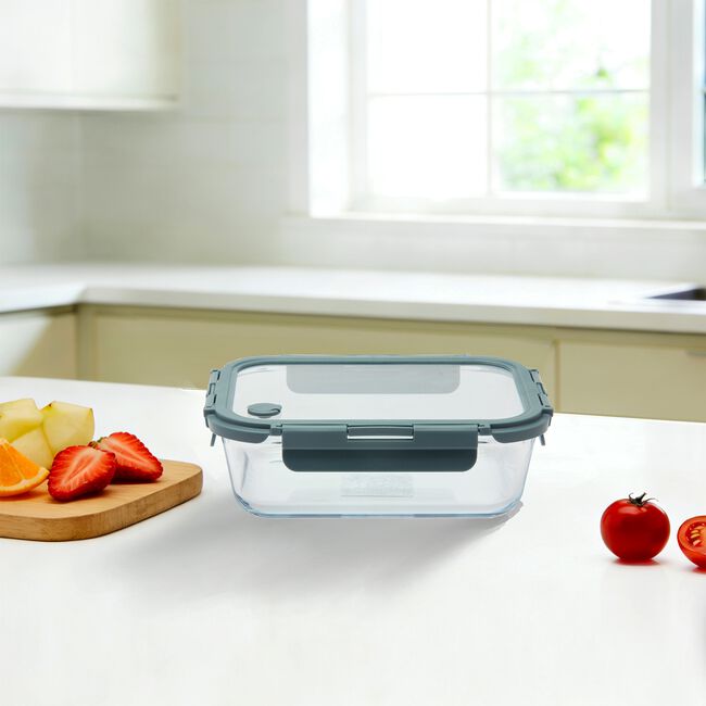 Glona Rectangle 1.04L Glass Food Storage Container