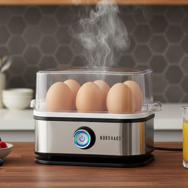 Nordhaus Black 6 Eggs Cooker