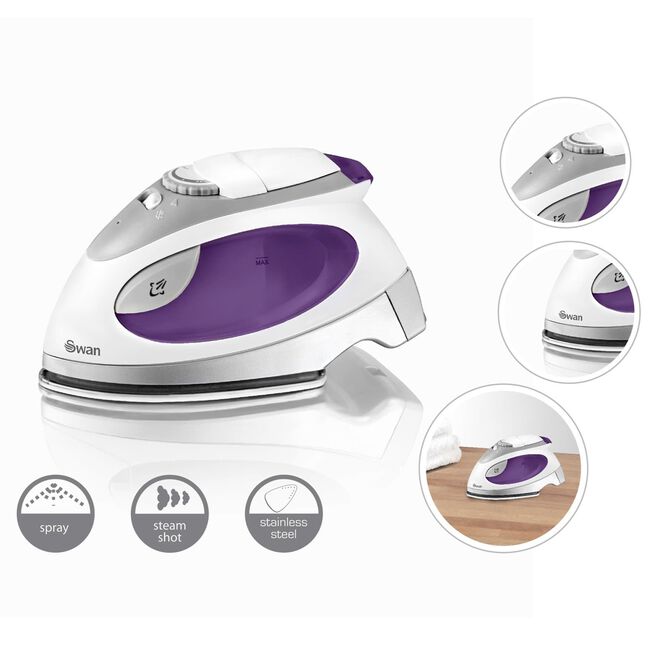 Swan 900W Steam Travel Iron