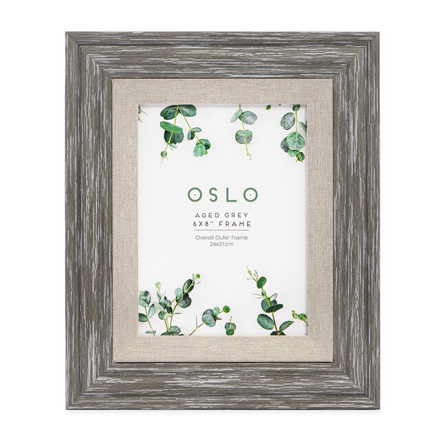 8x10 OSLO AGED GREY Frame 