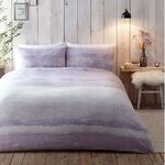 SINGLE DUVET COVER Appletree Hygge Anson Stripe Mauve