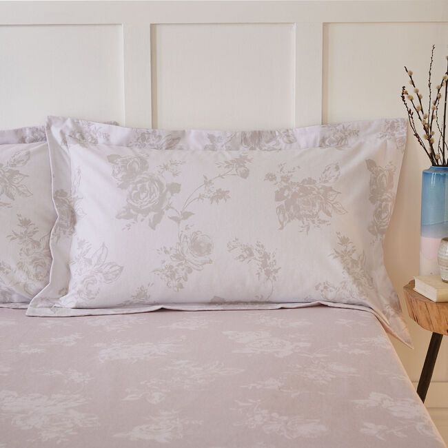 Brushed Cotton Croia Oxford Pillowcase Pair