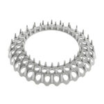 Vanity Sink Plug Hair Catcher 6 Pack