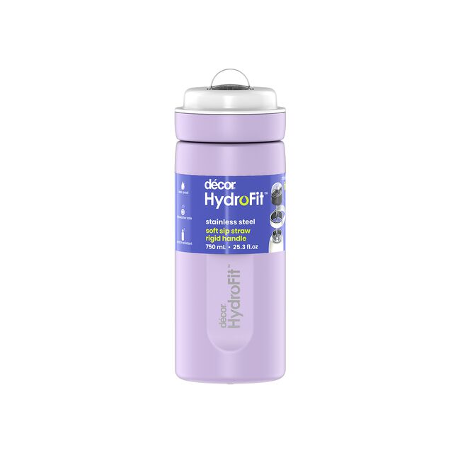 Decor Hydrofit Soft Sip 750ml S/Steel Bottle