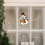 Snow Family Window Sticker