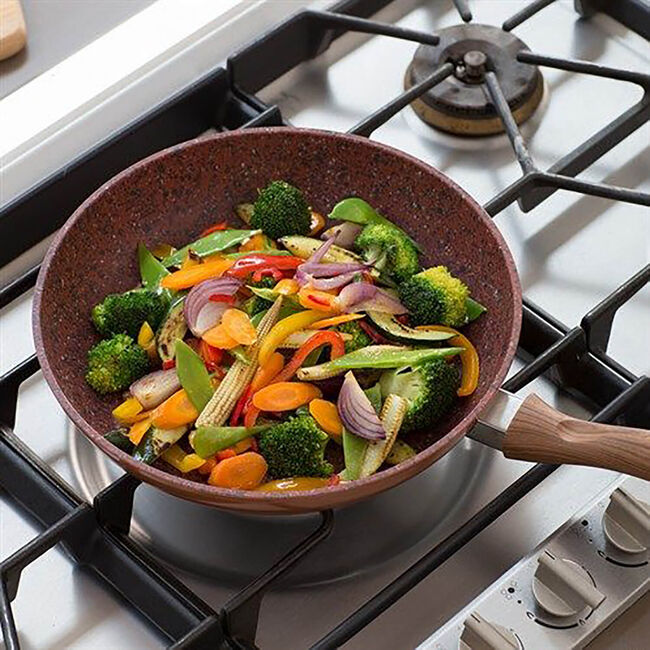 JML Copper Stone Stir-fry Wok 28cm