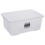 Wham Crystal 45L Clear Storage Box & Lid