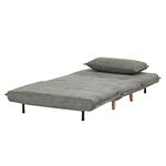 Lara Grey Convertible 191x108cm Sofa Bed
