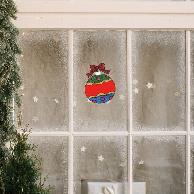 Christmas Bauble Window Sticker