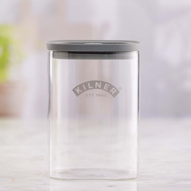 Kilner Fresh Square 1L Glass Jar