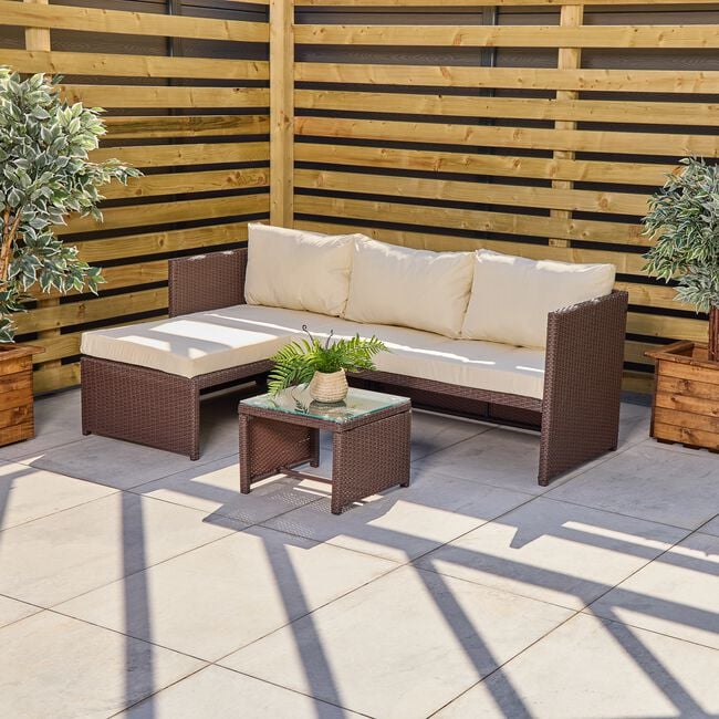 Versa Rattan Corner Sofa Set