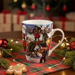 Love Christmas Santa Comes to the Village Mug