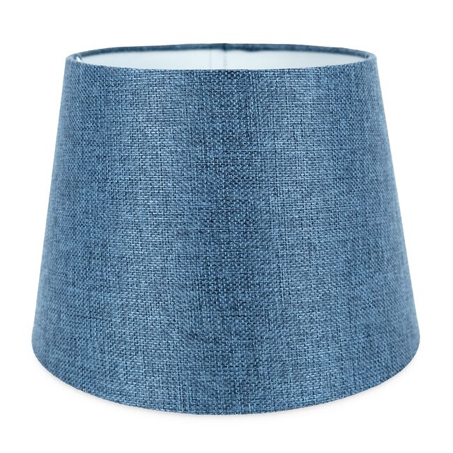 NAVY BLUE LINEN SHADE 10"