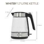 Haden Ribbed Glass Kettle