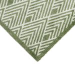 JVL Geo Green Mega Runner 57cm x 150cm