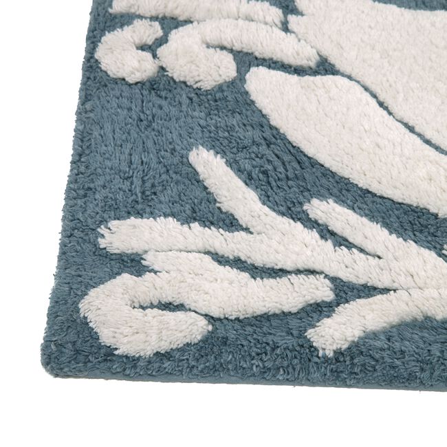 Lough Blue Bath Mat 50cm x 80cm