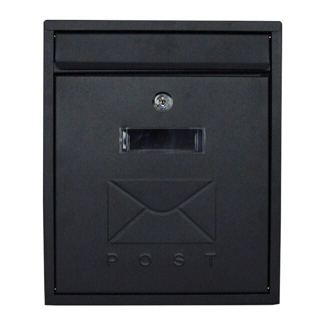 Postplus Contemporary Letterbox Matt Black