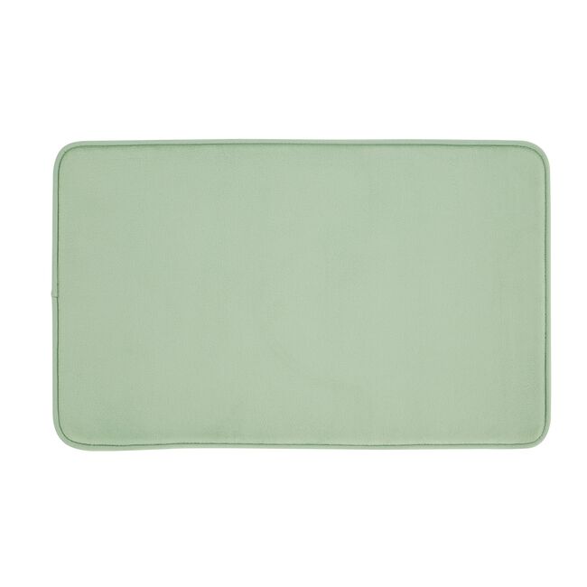 ANTI-BACTERIAL MEMORY FOAM SAGE Bath Mat