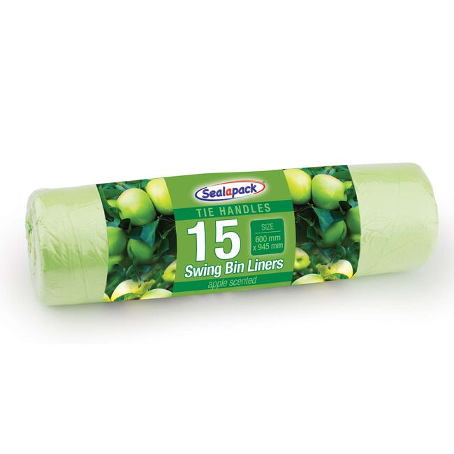 Sealapack Scented 15 Pack Swing Bin Liners 60x95cm