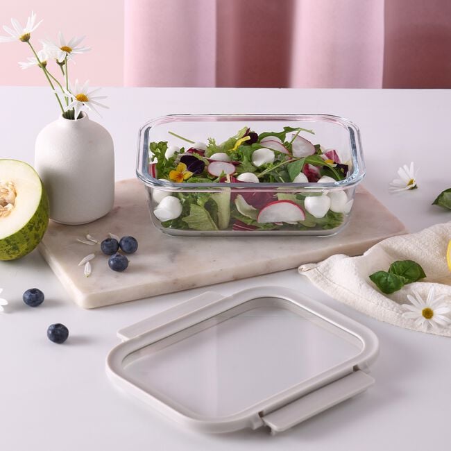 STORAGE MASTER 1L Glass Food Storage