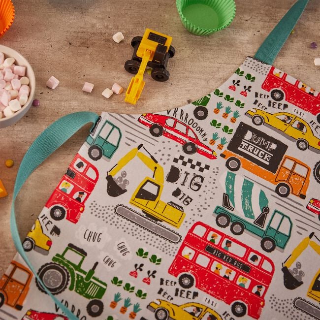 Just Keep Trucking Kids Apron