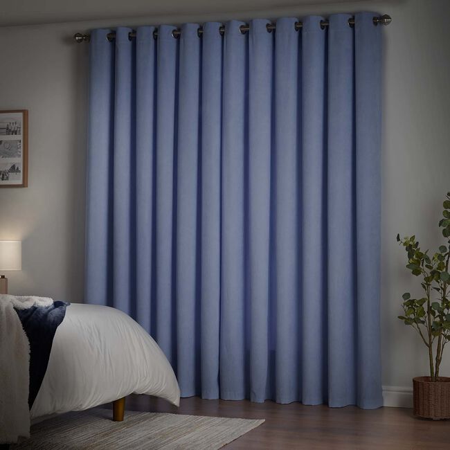 DIM OUT CORDED  CORNFLOWER BLUE 66x72 Curtain