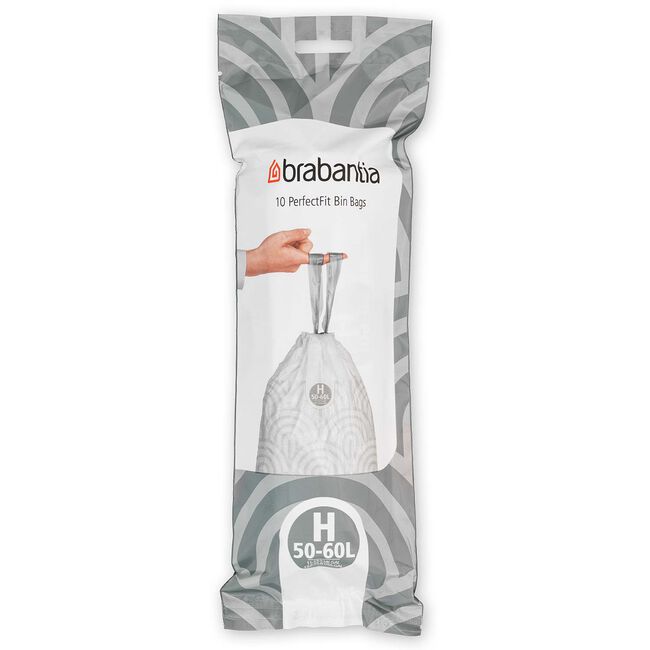 Brabantia 50-60L Bin Liners 10 Pack
