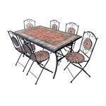 Mosaic Tavira Rectangular Dining Set