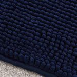 CATHERINE LANSFIELD EXTRA LONG BOBBLE BATH MAT NAVY