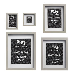 4X6 METZ GREY Matt Frame