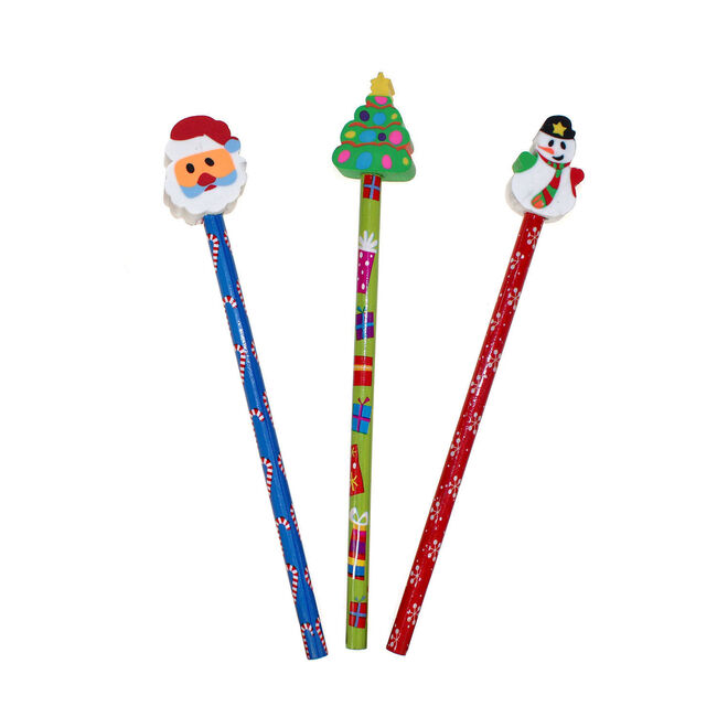 Christmas Pencils 6 Pack