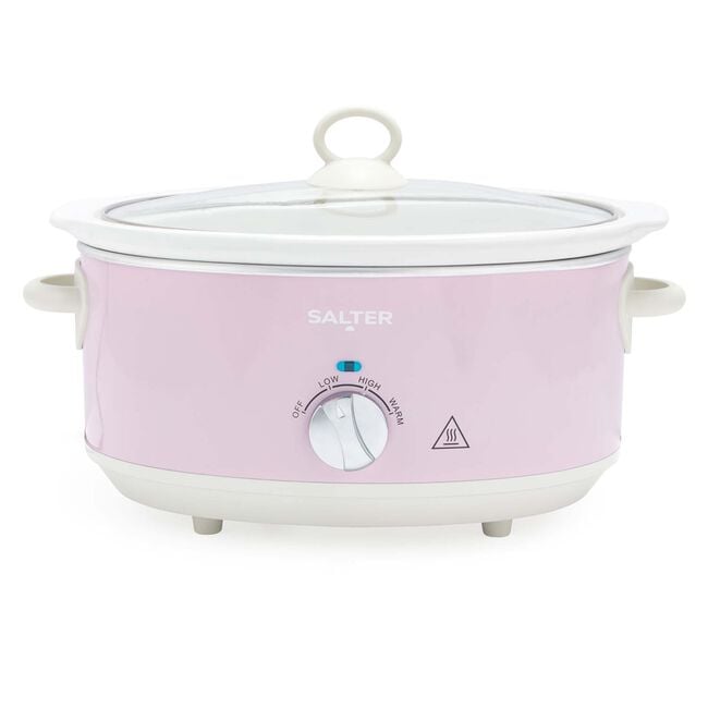SALTER RETRO PINK 6.5L Slow Cooker