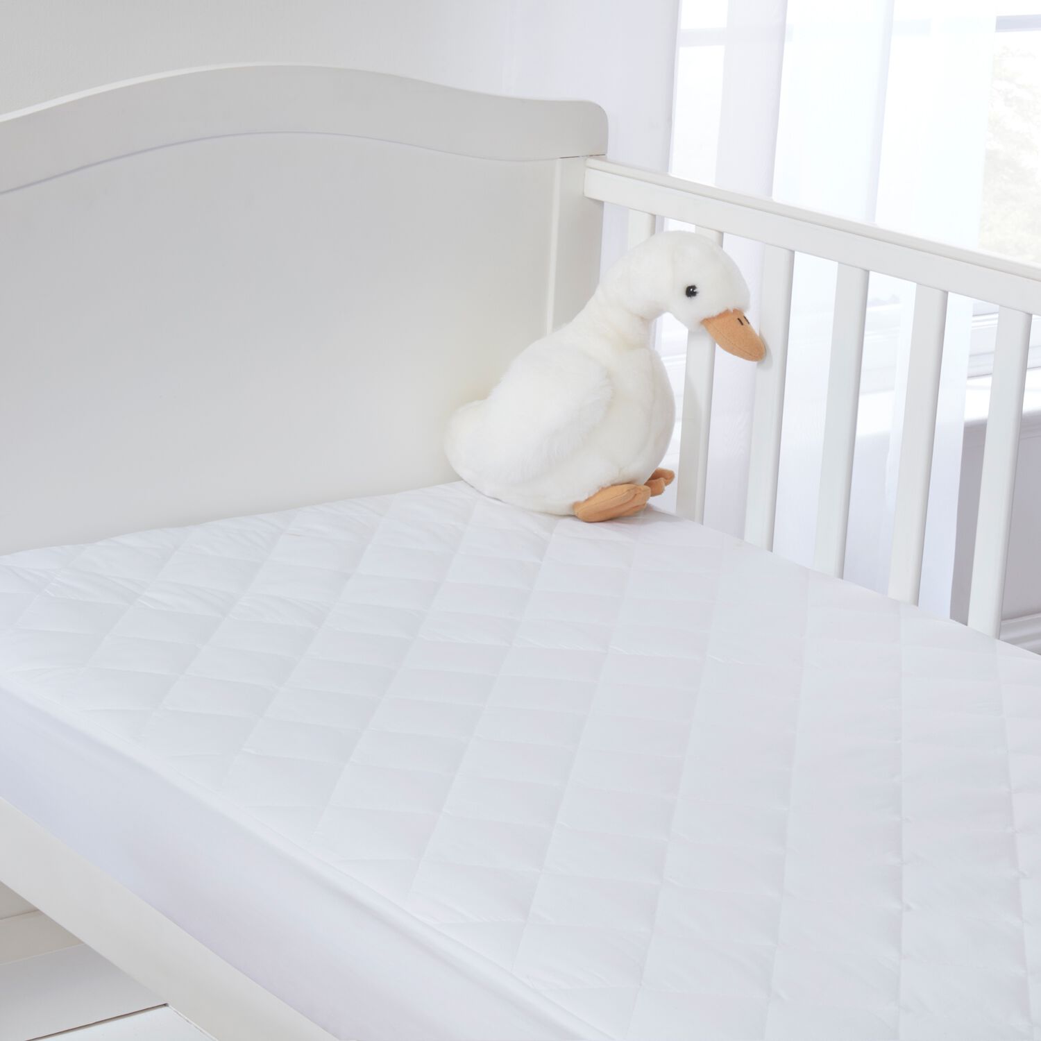 AntiAllergy Quilted Cot Bed Mattress Protector Home Store + More