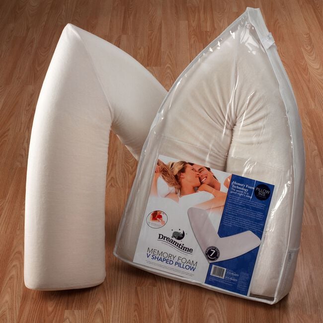 Dreamtime V-Shape Memory Foam Pillow