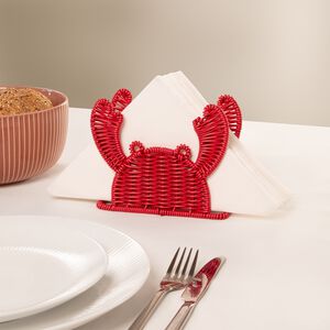 Crab Woven Napkin Holder