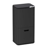 NORDHAUS 60L DOUBLE STACKED BLACK RECYCLING Bin