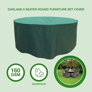 Garland 6 Seater Round Garden Furniture Set Cover
