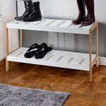 Storage Solutions Two Layer Shoe Rack