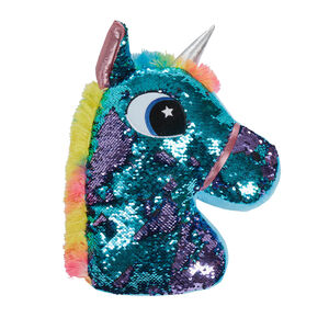 Sequin Unicorn Cushion