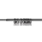 EXTENDABLE BALL 19mm 120-210cm Brushed Nickel