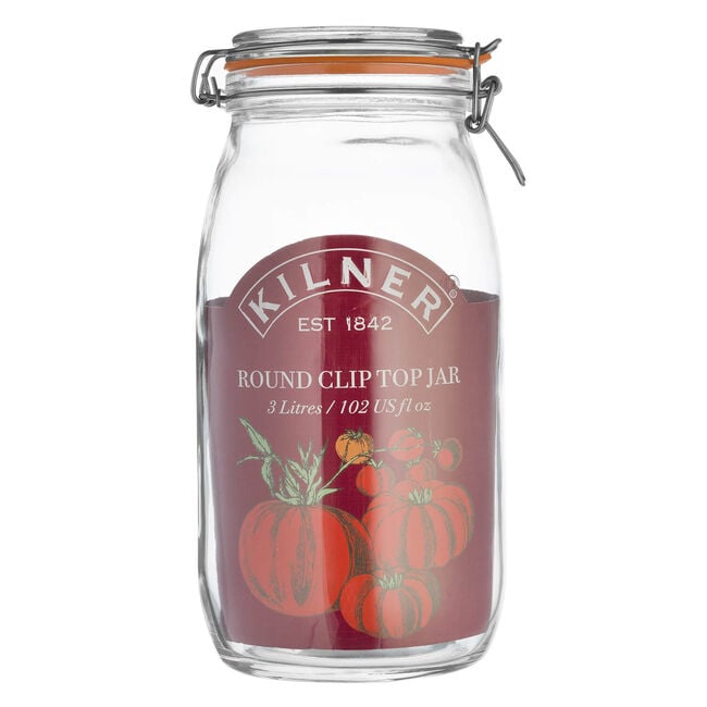 Kilner Round Clip Top Jar 3L