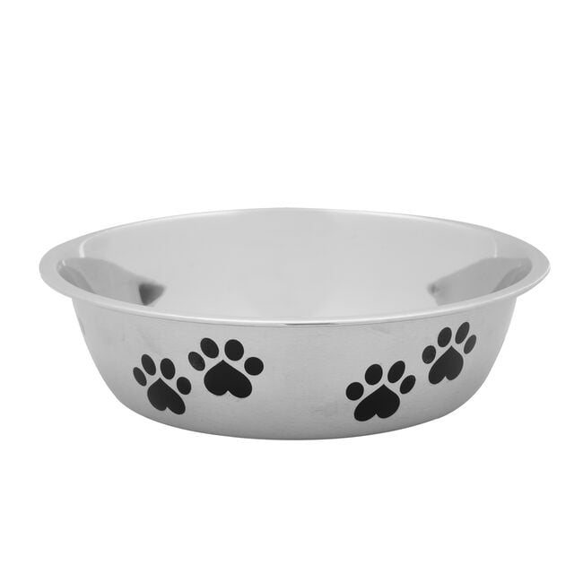 Polished Stainless Steel Pet Bowl 17.5cm