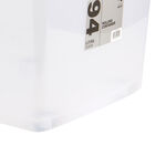 94L Rolling Storage Box Clear