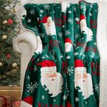 Ruane Snowy Santa Sherpa Green Throw 127cm x 152cm