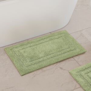 COTTON BORDER SAGE 50x80 Bath Mat