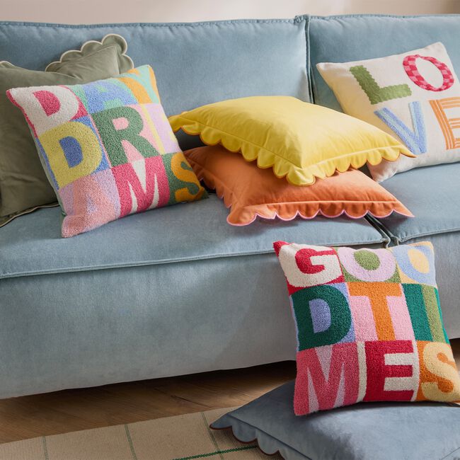 Furn Love Tuft Cushion 45cm x 45cm
