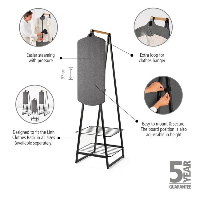 Brabantia Linn Steam Board Black