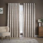 OLIVIA LINEAR JACQUARD GOLD 66x54 Curtain